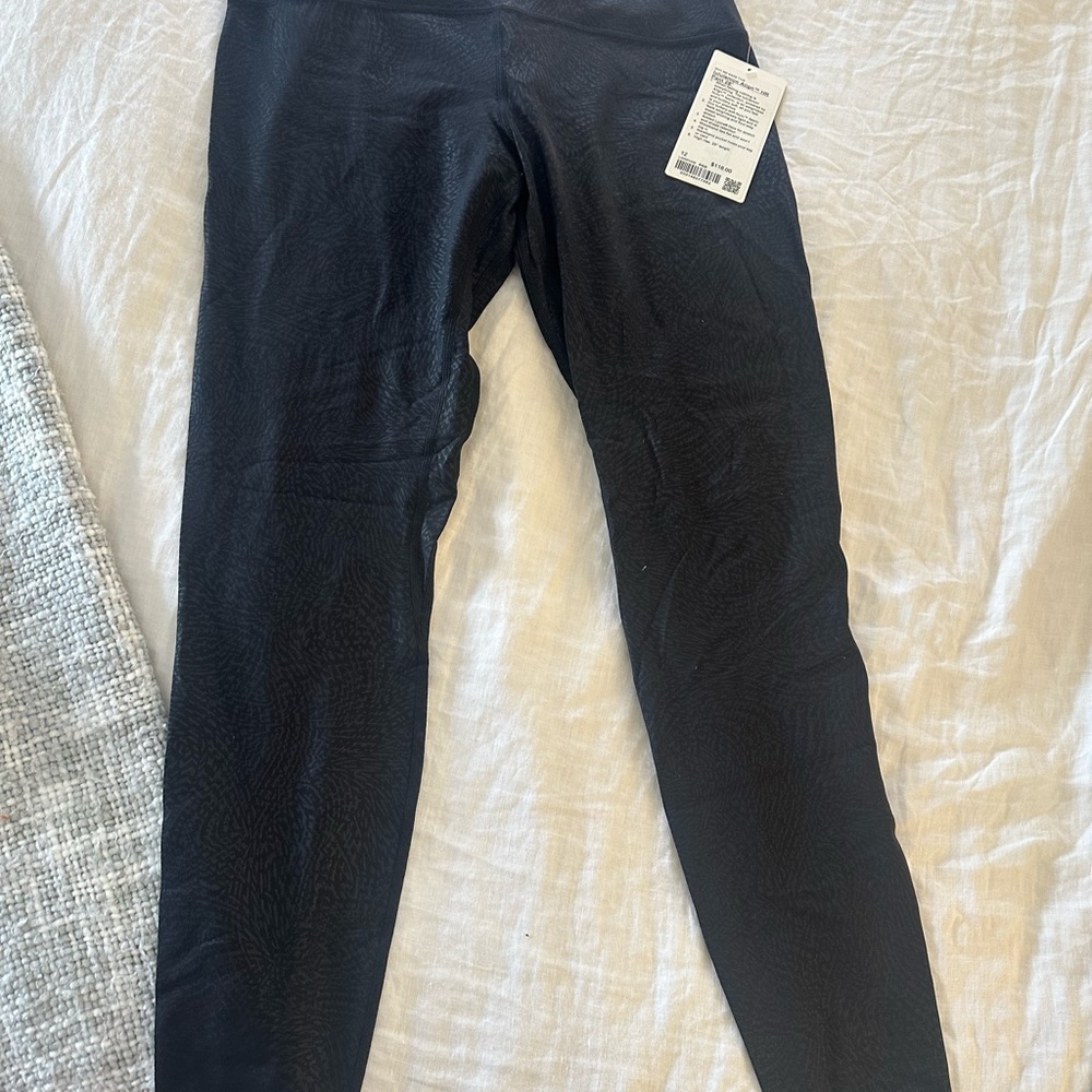 lululemon athletica Black printed Leggings